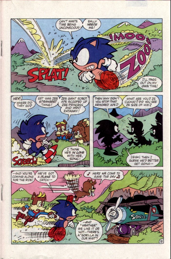 Sonic - Archie Adventure Series December 1994 Page 13